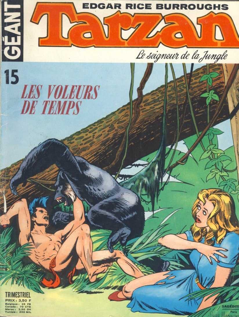 Scan de la Couverture Tarzan Gant n 15